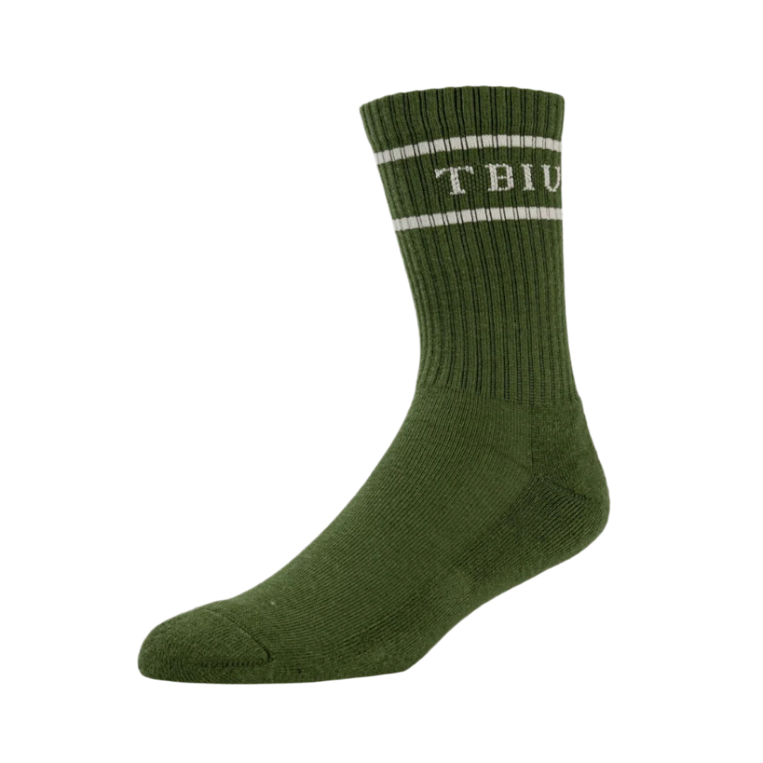 The Brand Is Unknown - TBIU Dual Thread Socks - dark olive green