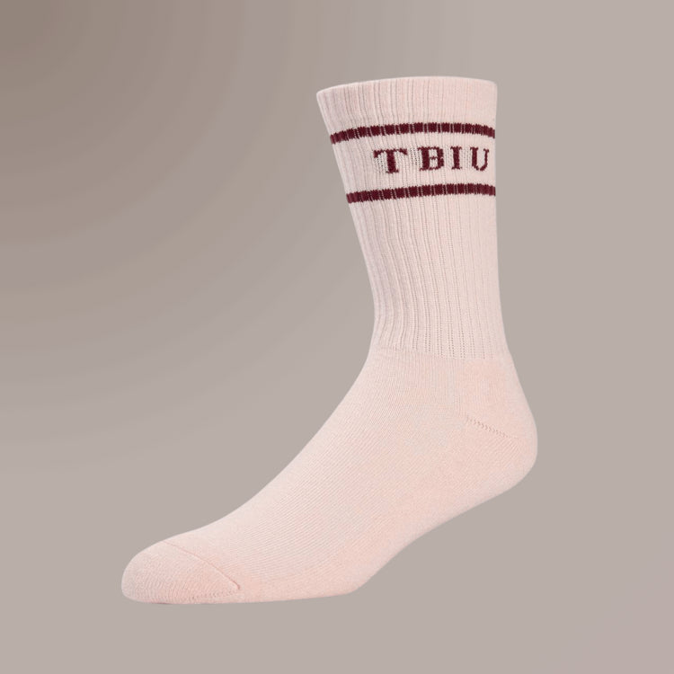 The Brand Is Unknown - TBIU Dual Thread Socks - mistyrose