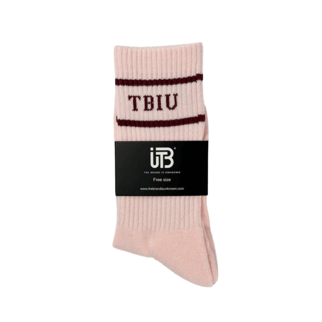 The Brand Is Unknown - TBIU Dual Thread Socks - mistyrose