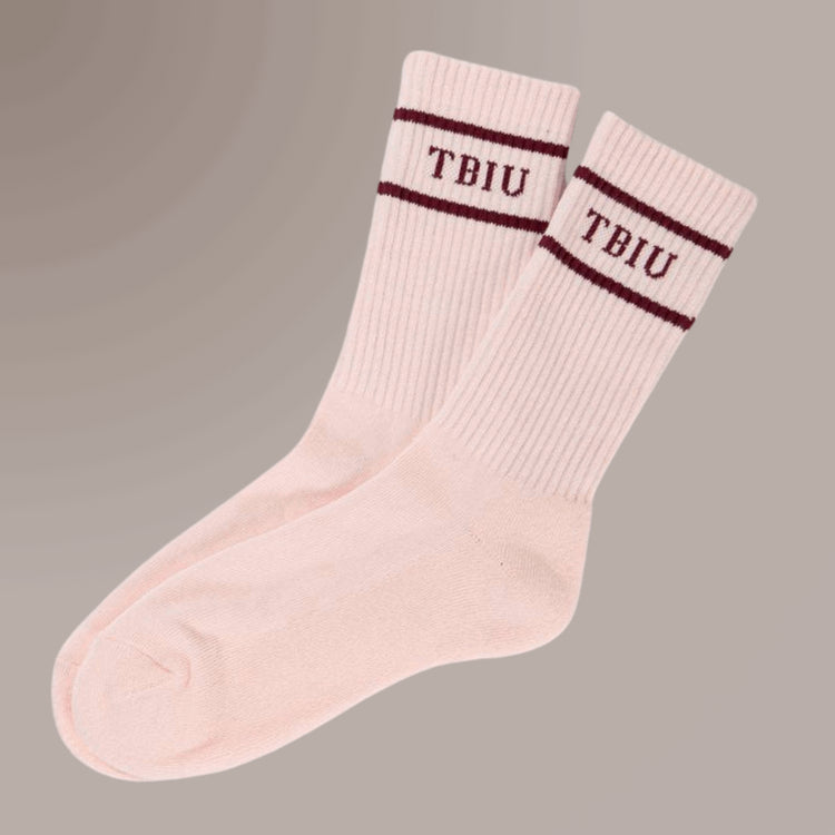 The Brand Is Unknown - TBIU Dual Thread Socks - mistyrose